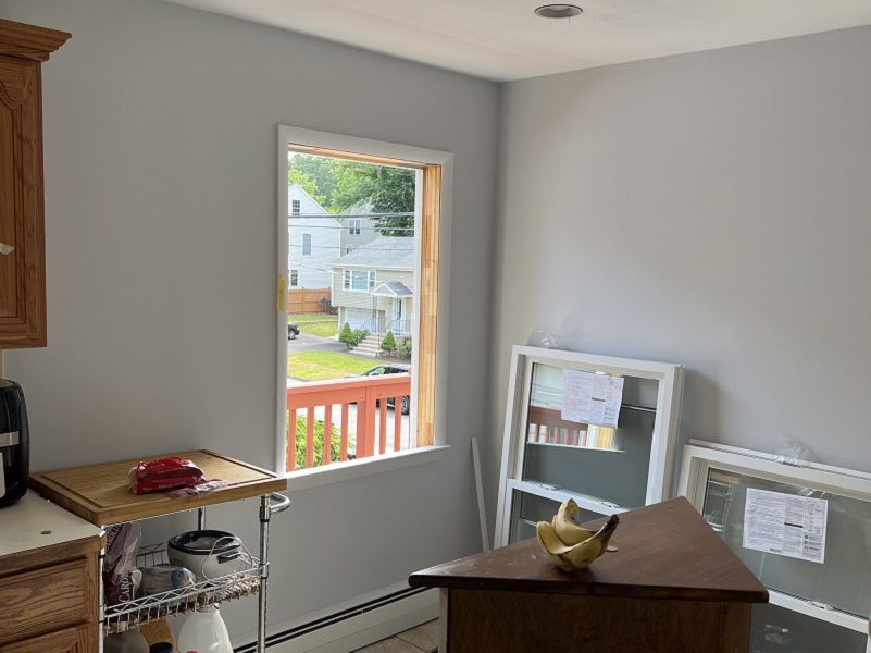 Remove old window and prep to install new one